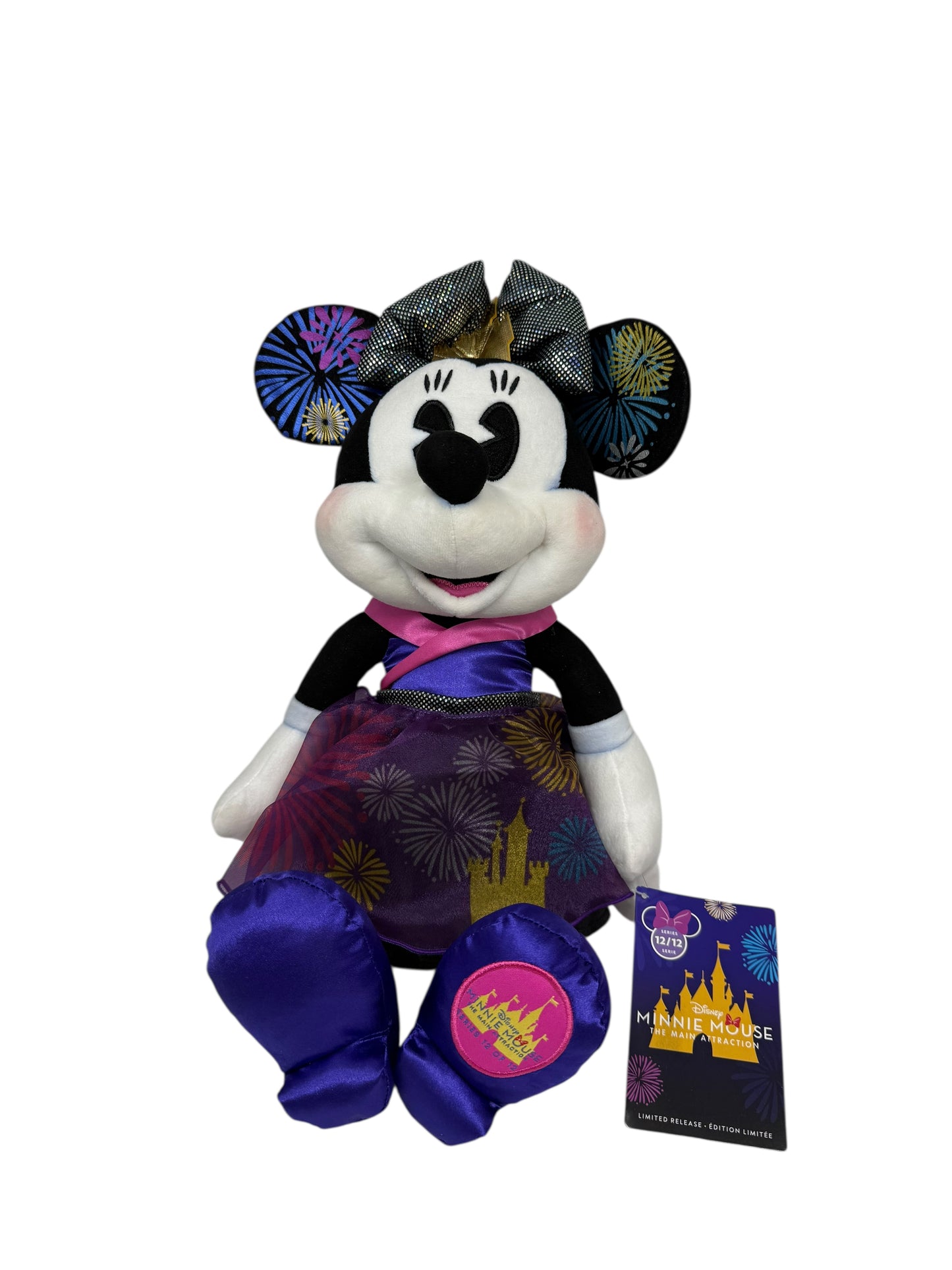 Disney Minnie Mouse: The Main Attraction Plush – Nighttime Fireworks & Castle Finale – Limited Release