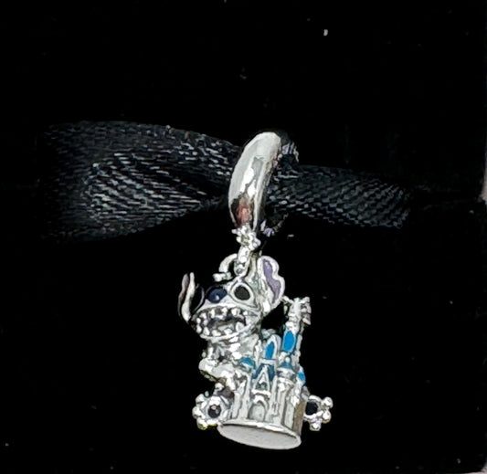 Disney Stitch and Castle Pandora Charm Dangle