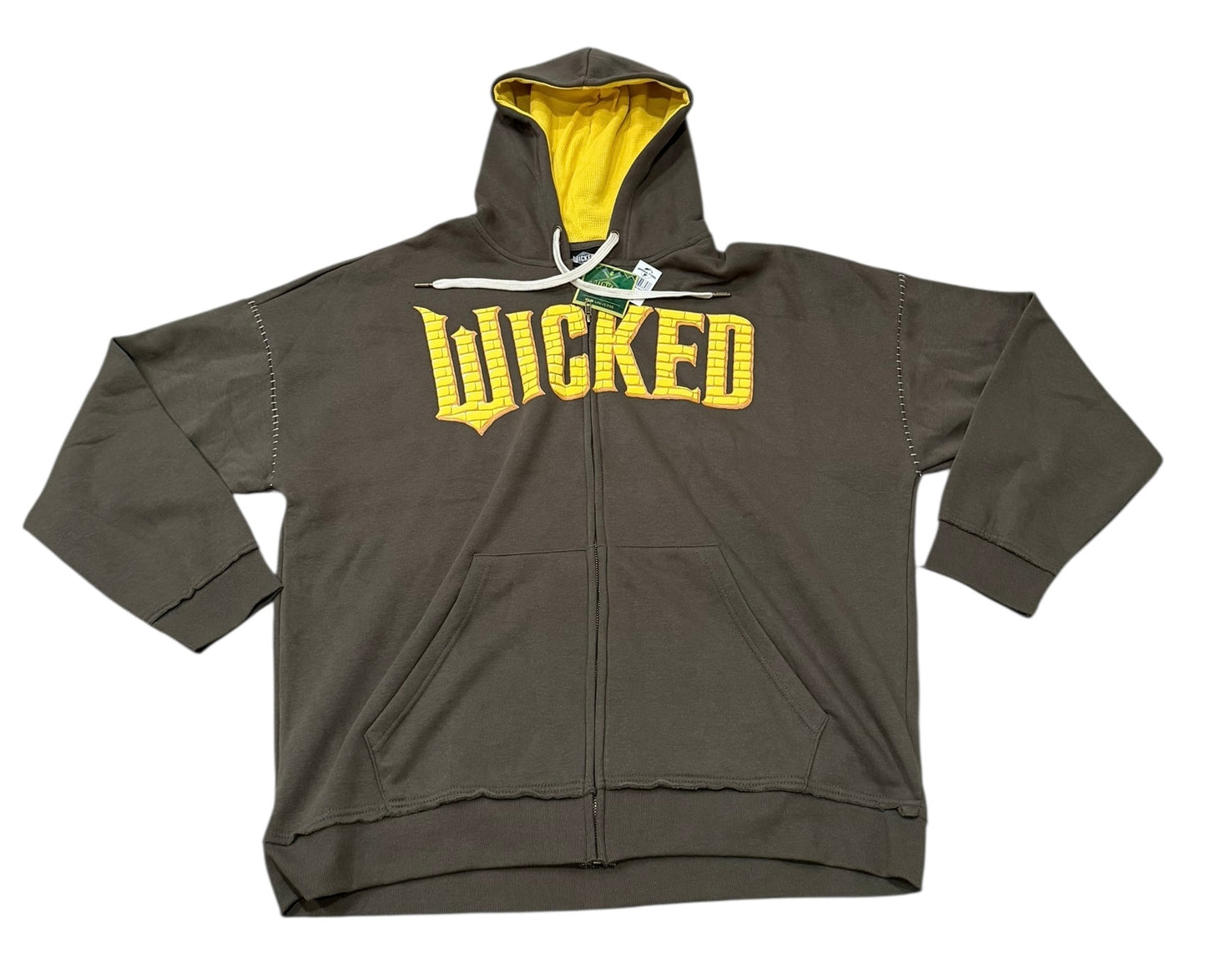 Universal Studios Wicked Fiyero Scarecrow Zip Hoodie-Yellow Brick Road
