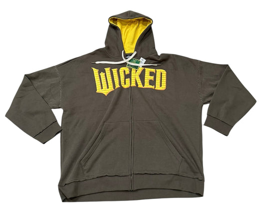 Universal Studios Wicked Fiyero Scarecrow Zip Hoodie-Yellow Brick Road