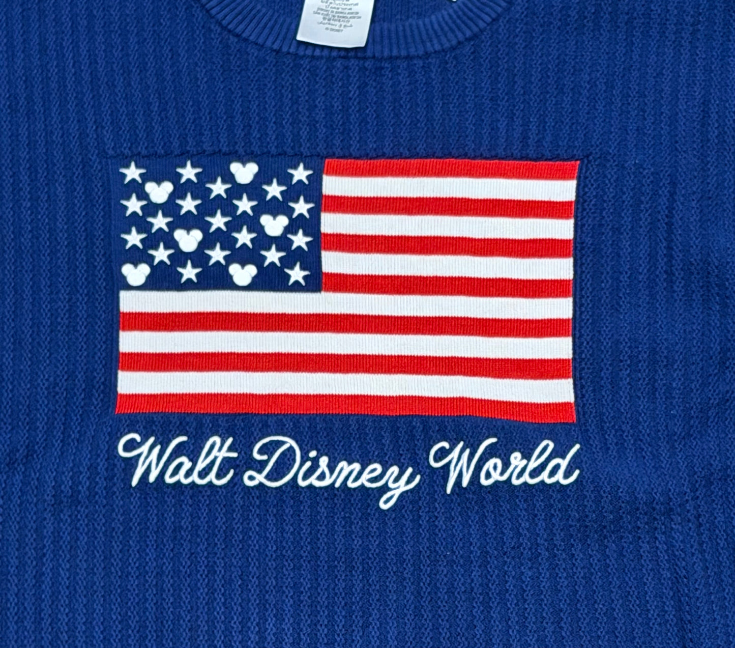 Walt Disney World Mickey American Pullover Large