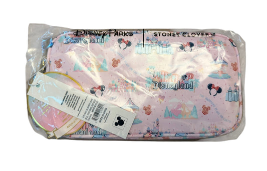Disneyland Castle Stoney Clover Pink Pouch