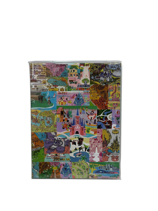 Disney Park Maps Brouchure Icons Notepad and Sticky Pads