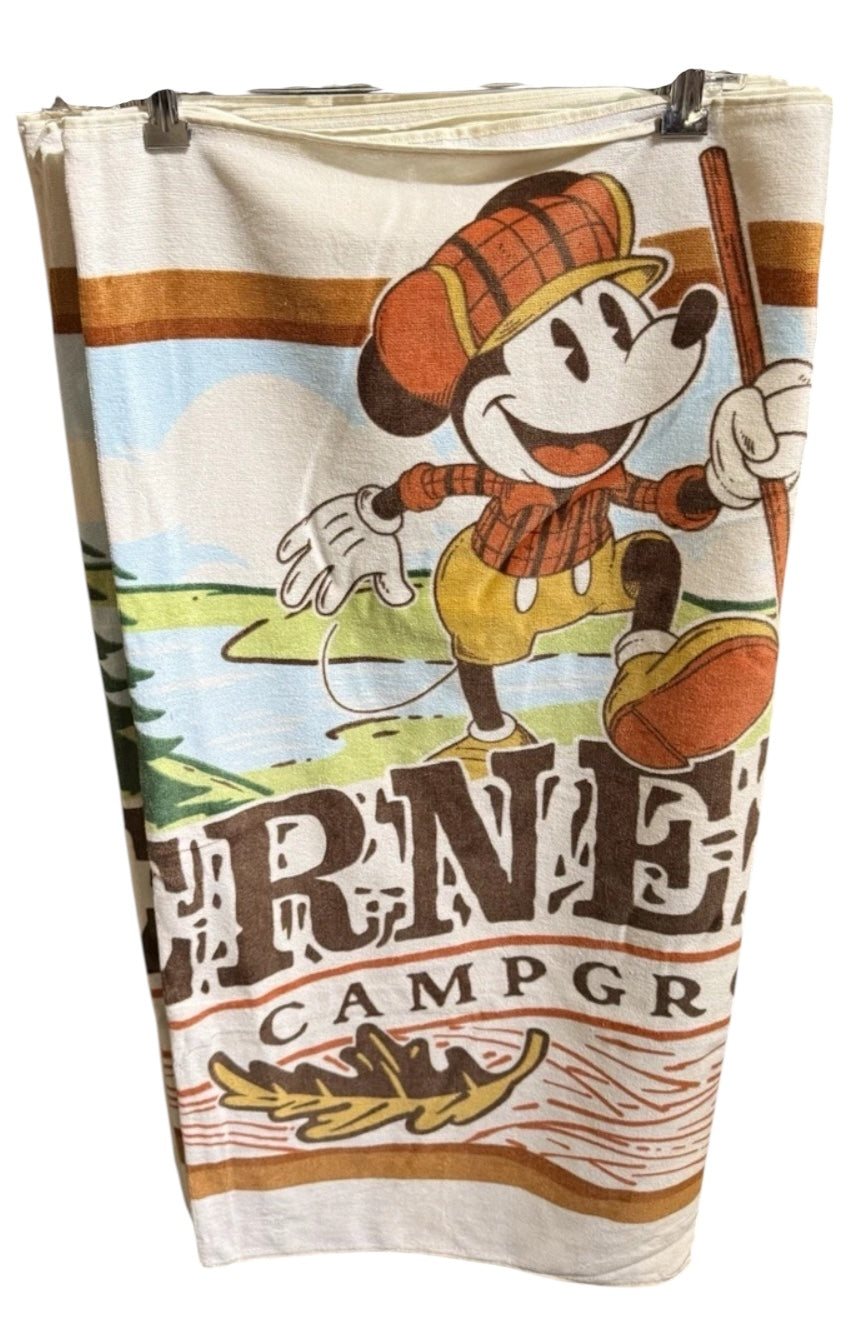 Disney Fort Wilderness Resort Mickey Beach Towel