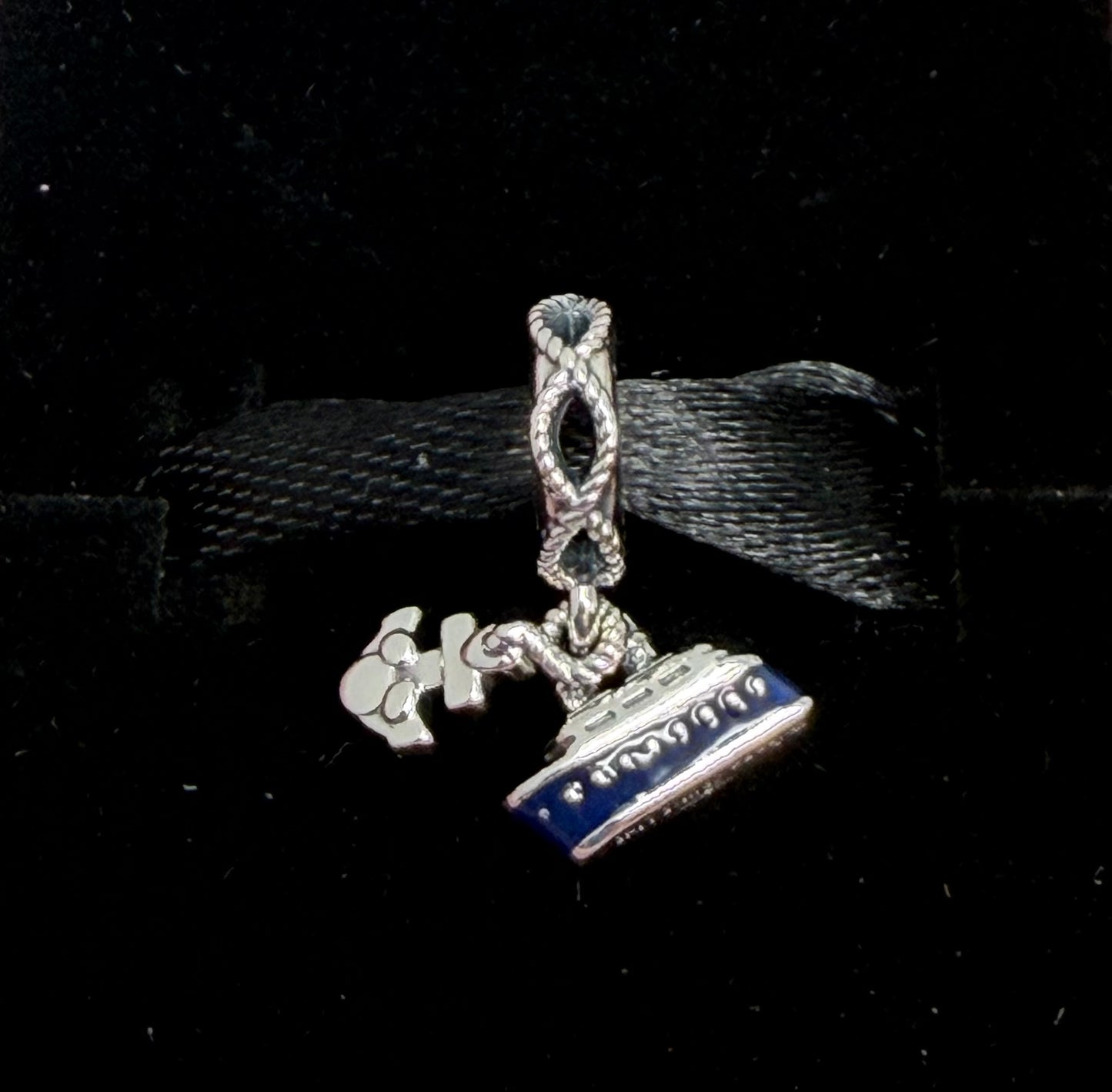 Disney Cruise Line Ship & Mickey Anchor Pandora Charm