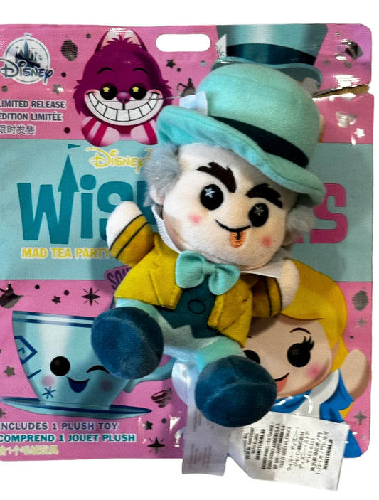 Disney Wishables Plush-Mad Hatter Alice & Wonderland Mad Tea Party