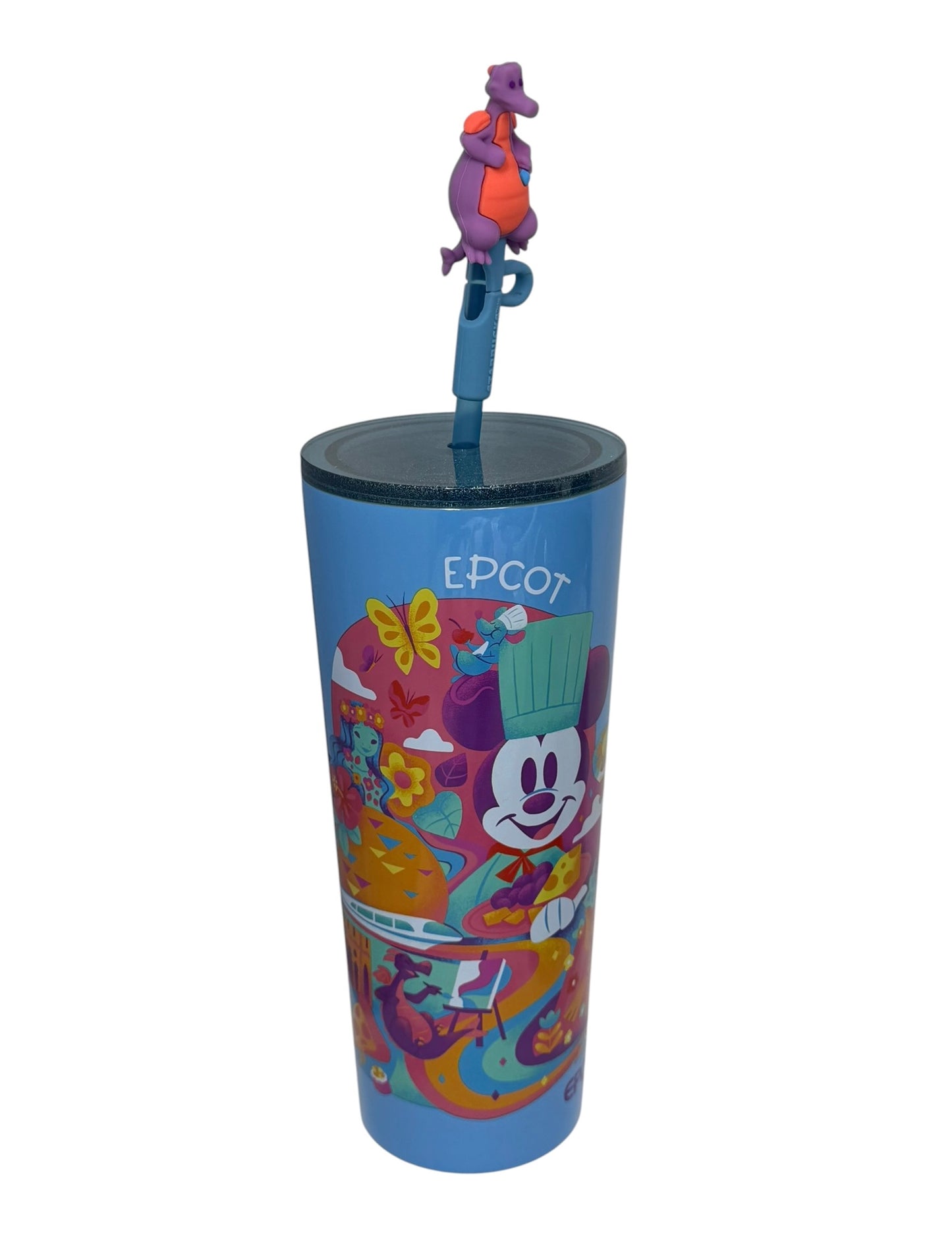 Disney World Starbucks Stainless Tumbler-Epcot Blue