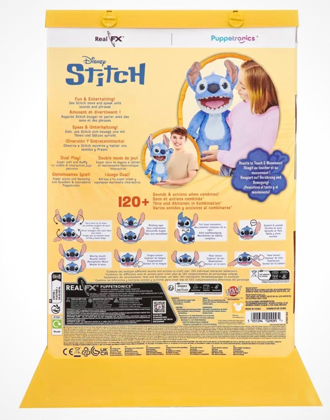 Disney Stitch Puppetronic by RealFX-Lilo & Stitch Live Action