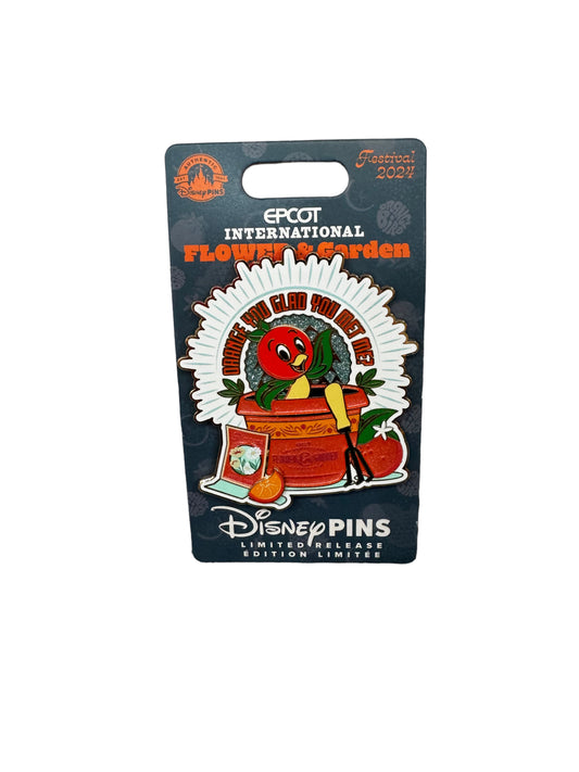 Disney Epcot Flower & Garden 2024 Orange Bird Jumbo Pin