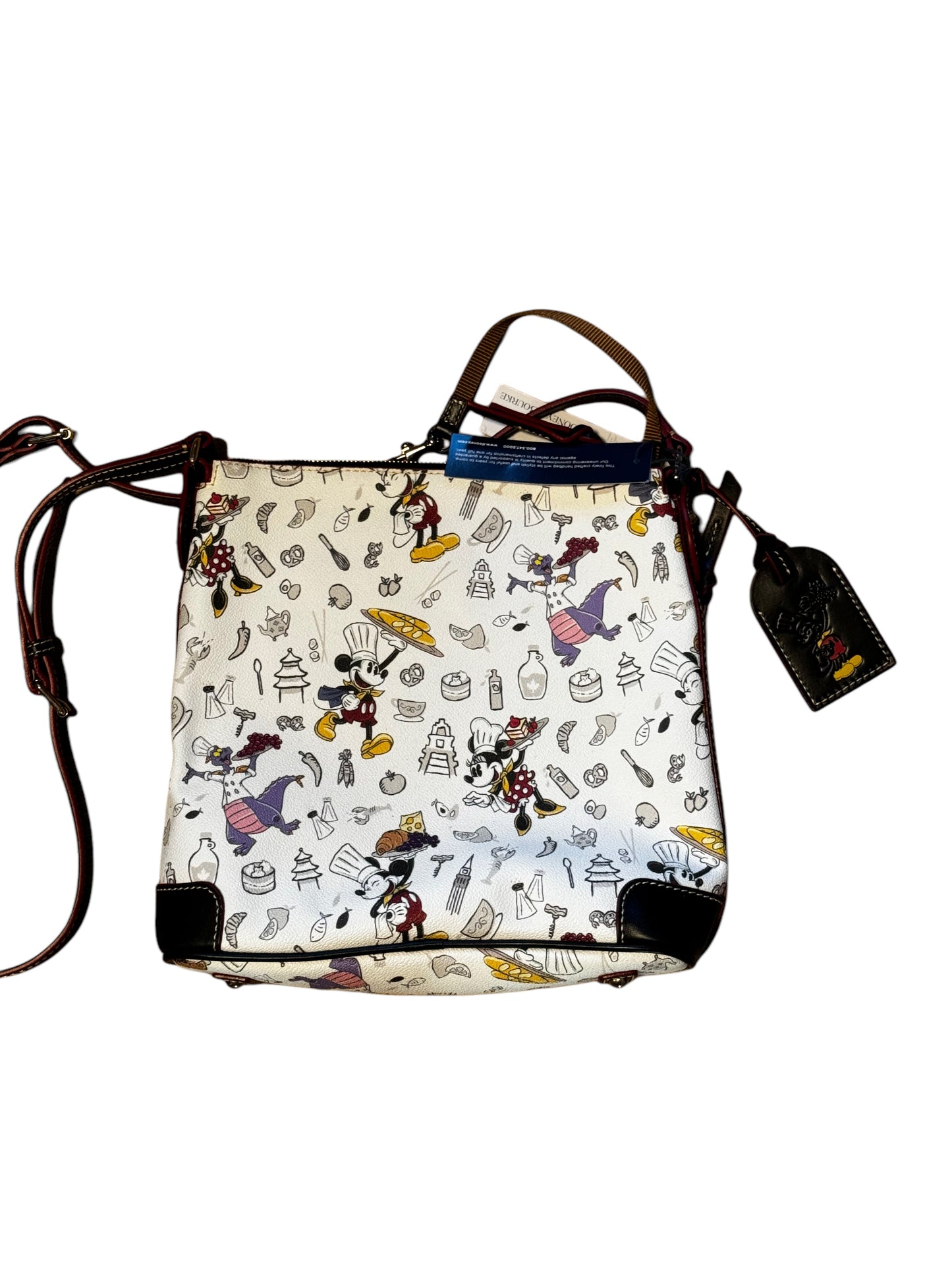 Disney Epcot Food & Wine 2018 Dooney & Bourke Crossbody Purse Figment Mickey