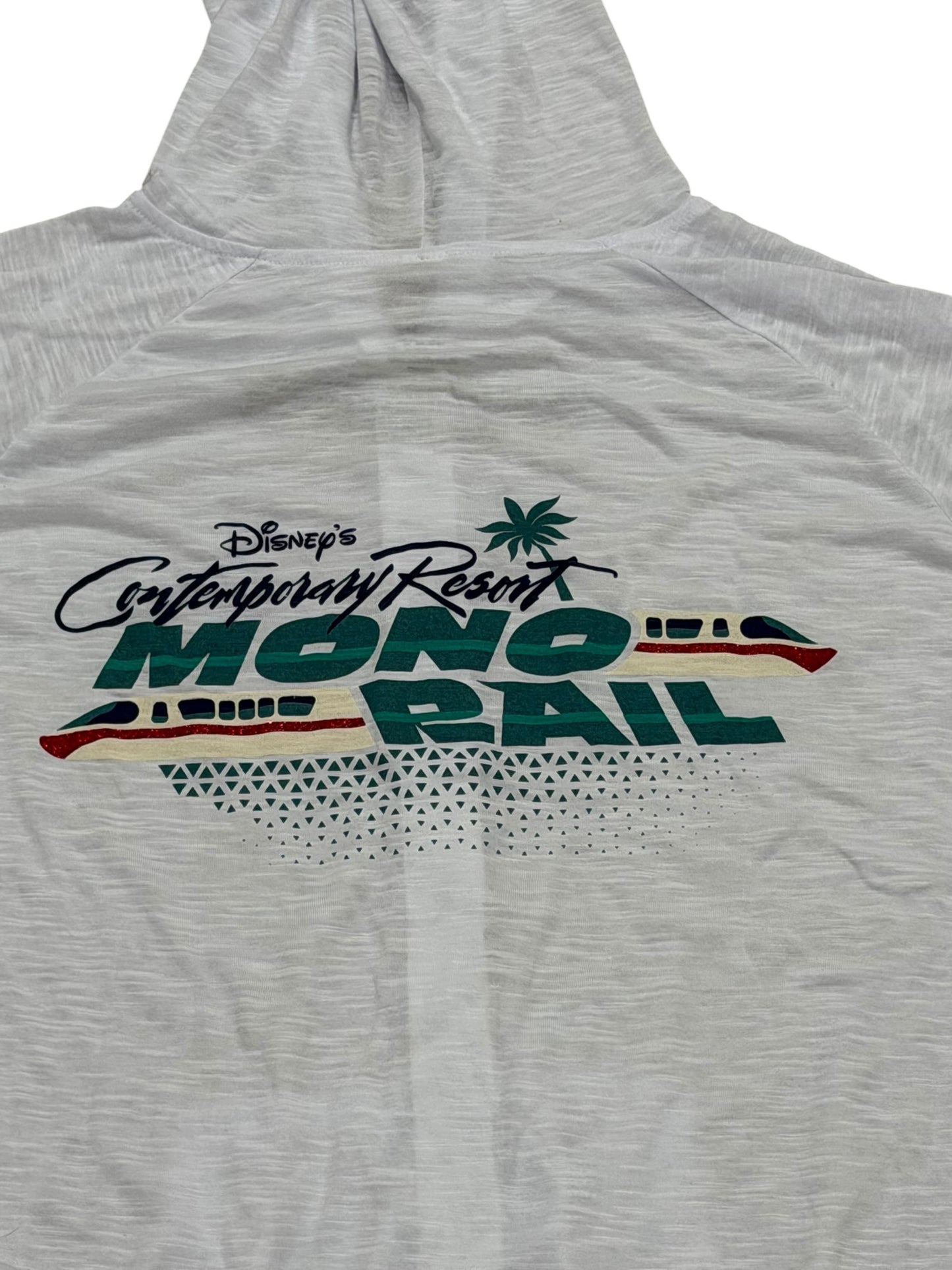 Disney Contemporary Resort Zip Hoodie-Thin Burnout