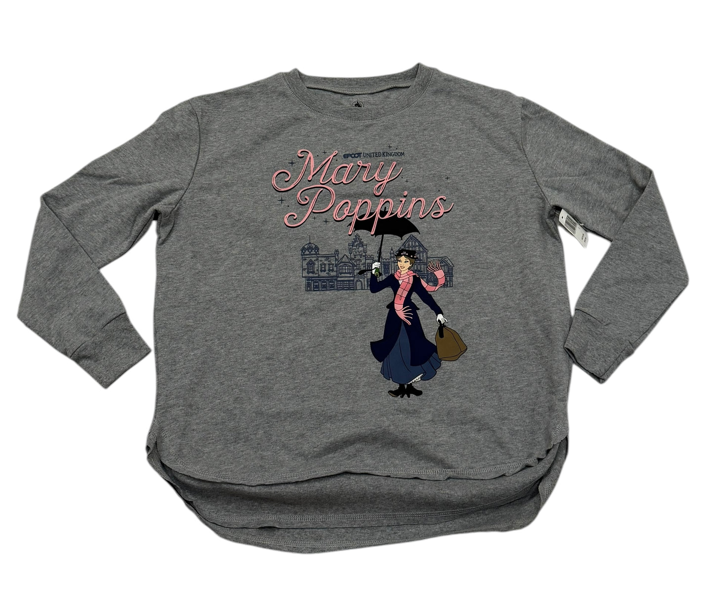 Disney Epcot United Kingdom Mary Poppins Pullover Sweatshirt