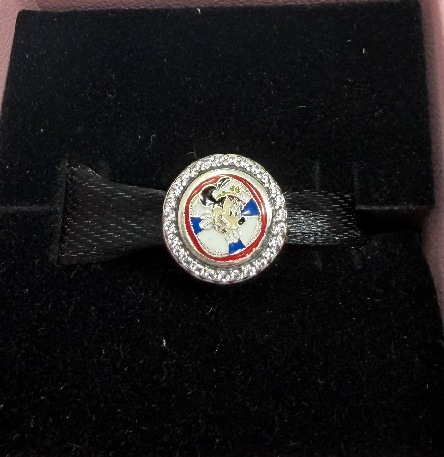 Disney Cruise Line Pandora Bead Charm-Captain Mickey & Minnie