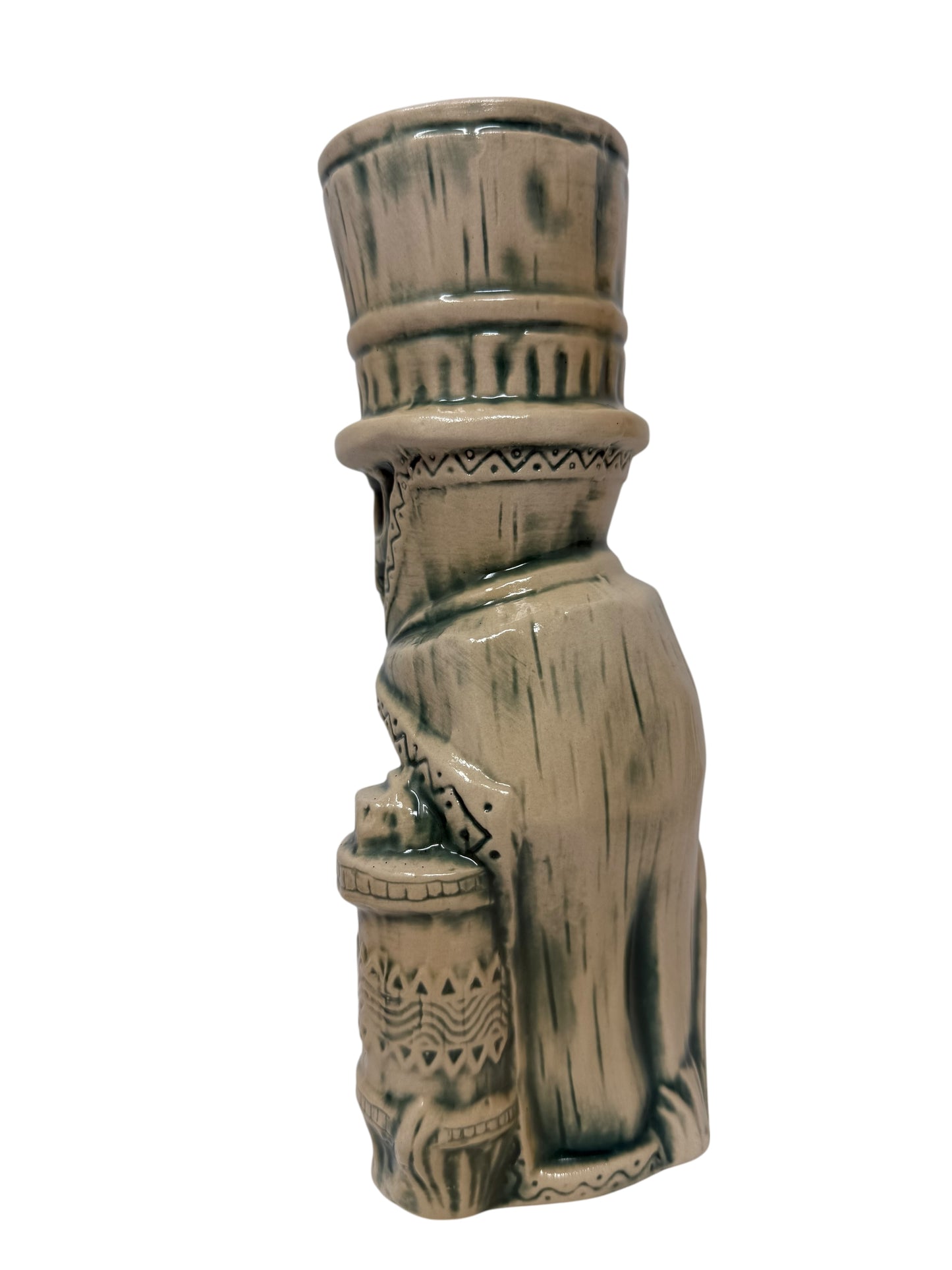 Disney Trader Sam’s Haunted Mansion Hat Box Ghost Mug Grog Grotto Polynesian Teal 2nd Edition