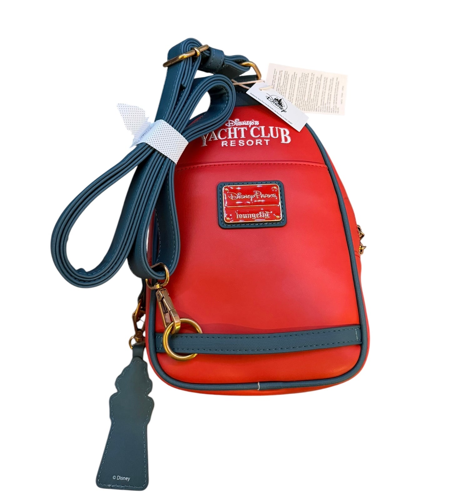 Disney Yacht Club Resort Loungefly Mickey Sling Backpack