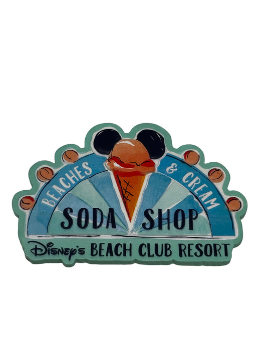 Disney Beach Club Resort Beaches & Cream Magnet