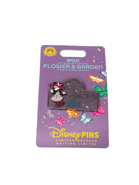 Disney Epcot Flower & Garden 2024 Minnie Pin
