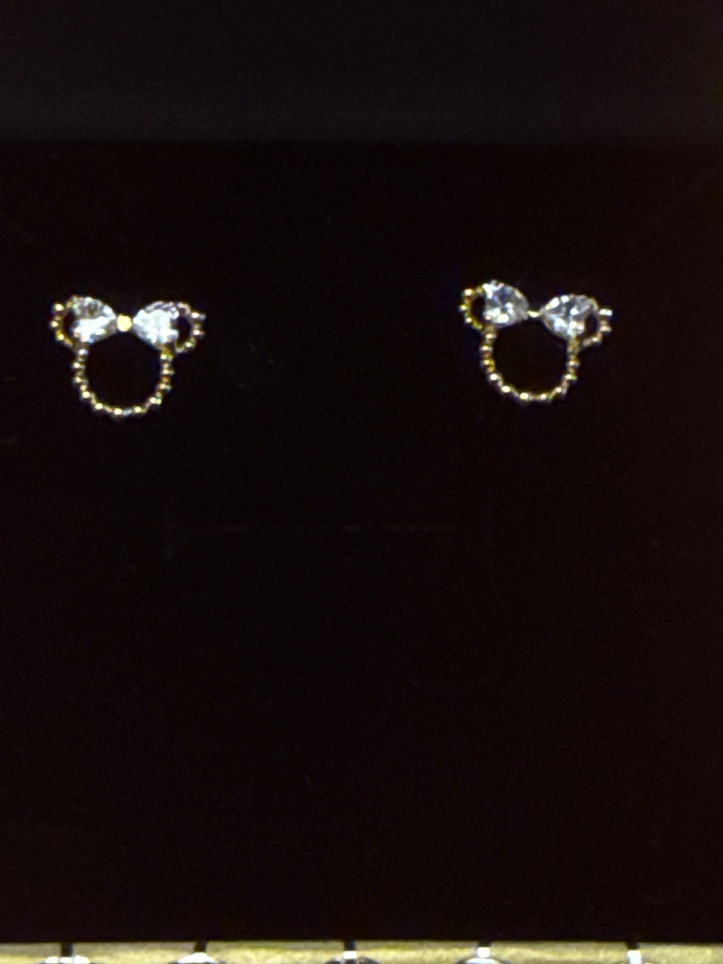 Disney Minnie Earrings by Rebecca Hook