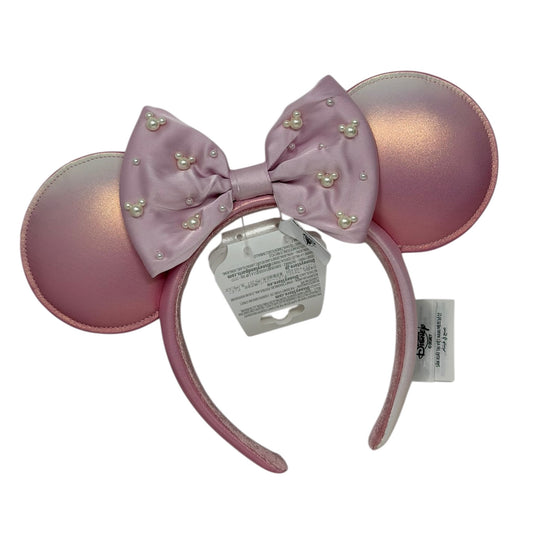 Disney Minnie Ears Headband-Pink Iridescent Pearl
