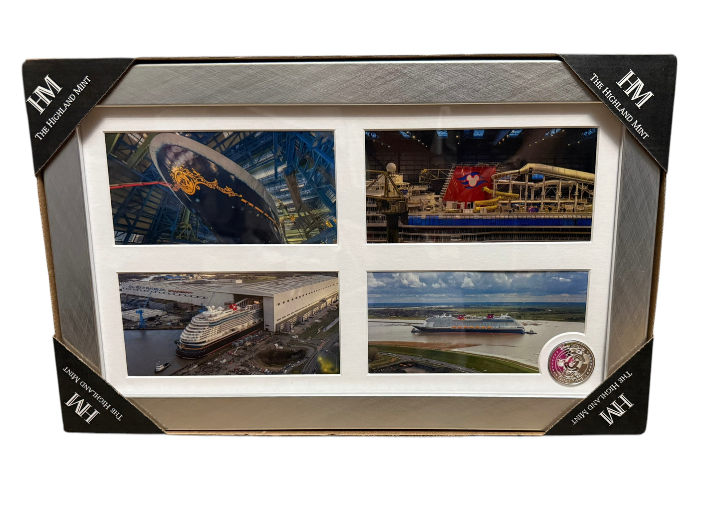 Disney Cruise Line Wish Framed with Coin