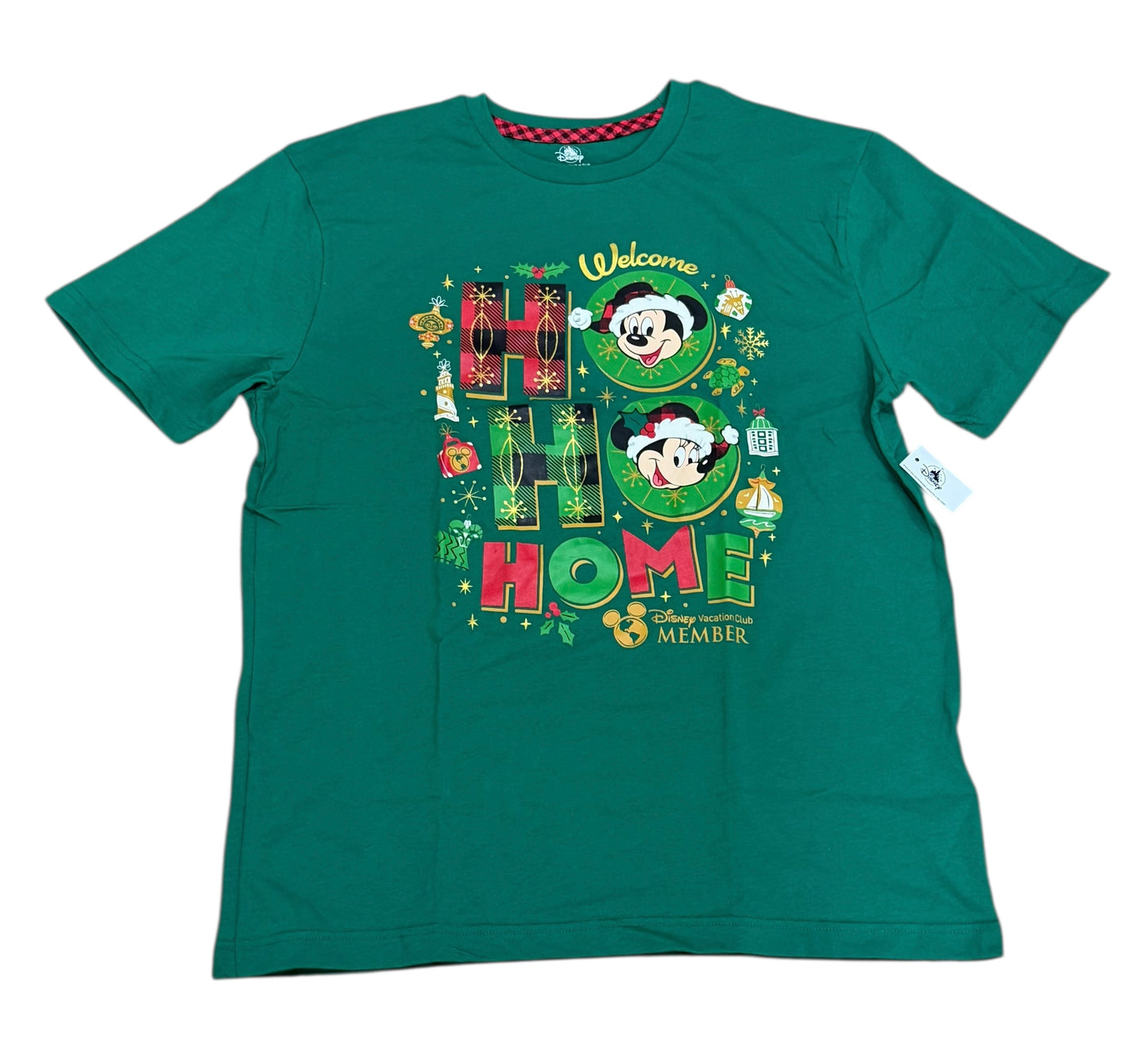 Disney Vacation Club Member DVC Ho Ho Home Shirt-Mickey Minnie