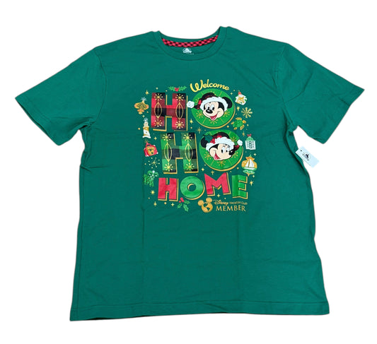 Disney Vacation Club Member DVC Ho Ho Home Shirt-Mickey Minnie