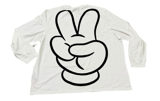 Walt Disney World Mickey Peace Hand Shirt 2X