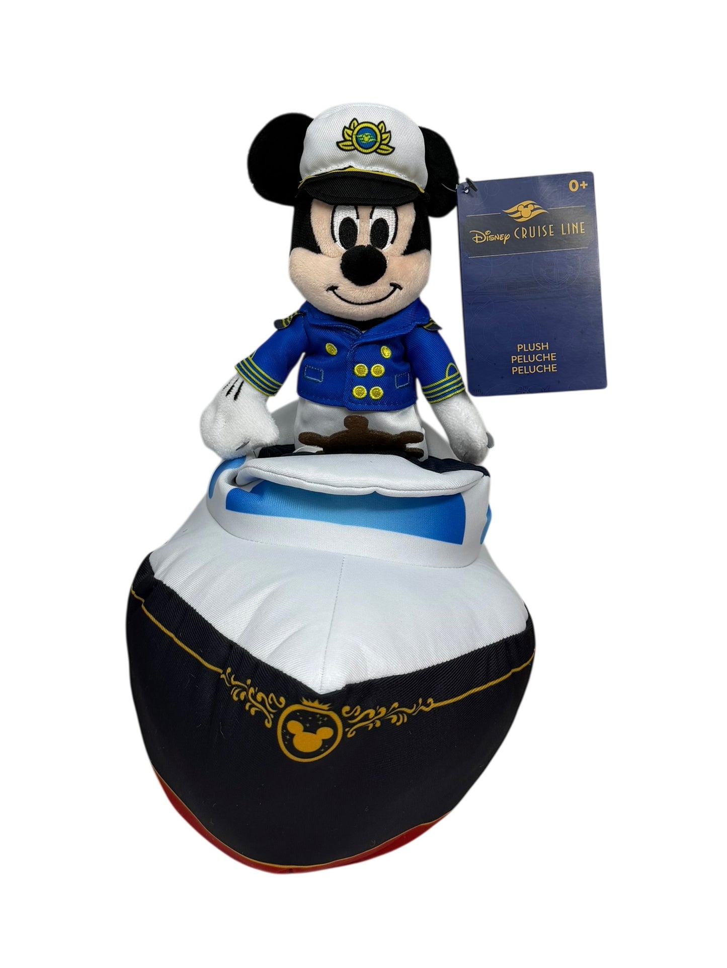 Disney Cruise Line Ship Plush with Captain Mickey