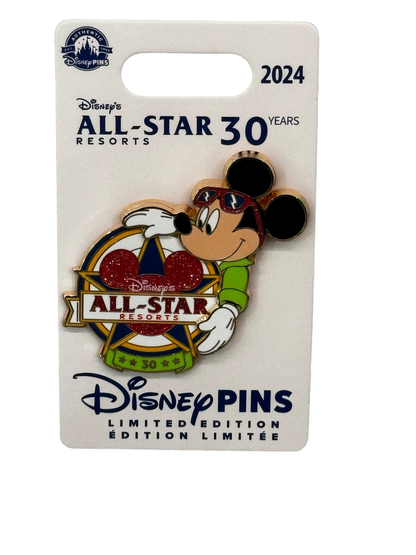 Disney All Star Resort Mickey 30 Years Pin