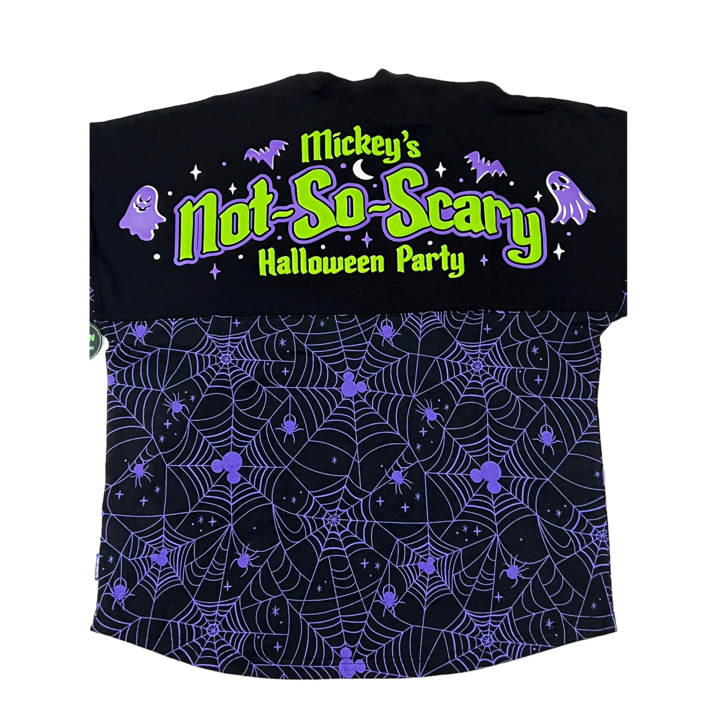 Disney Not So Scary Halloween Party Mickey Spiderwebs Spirit Jersey