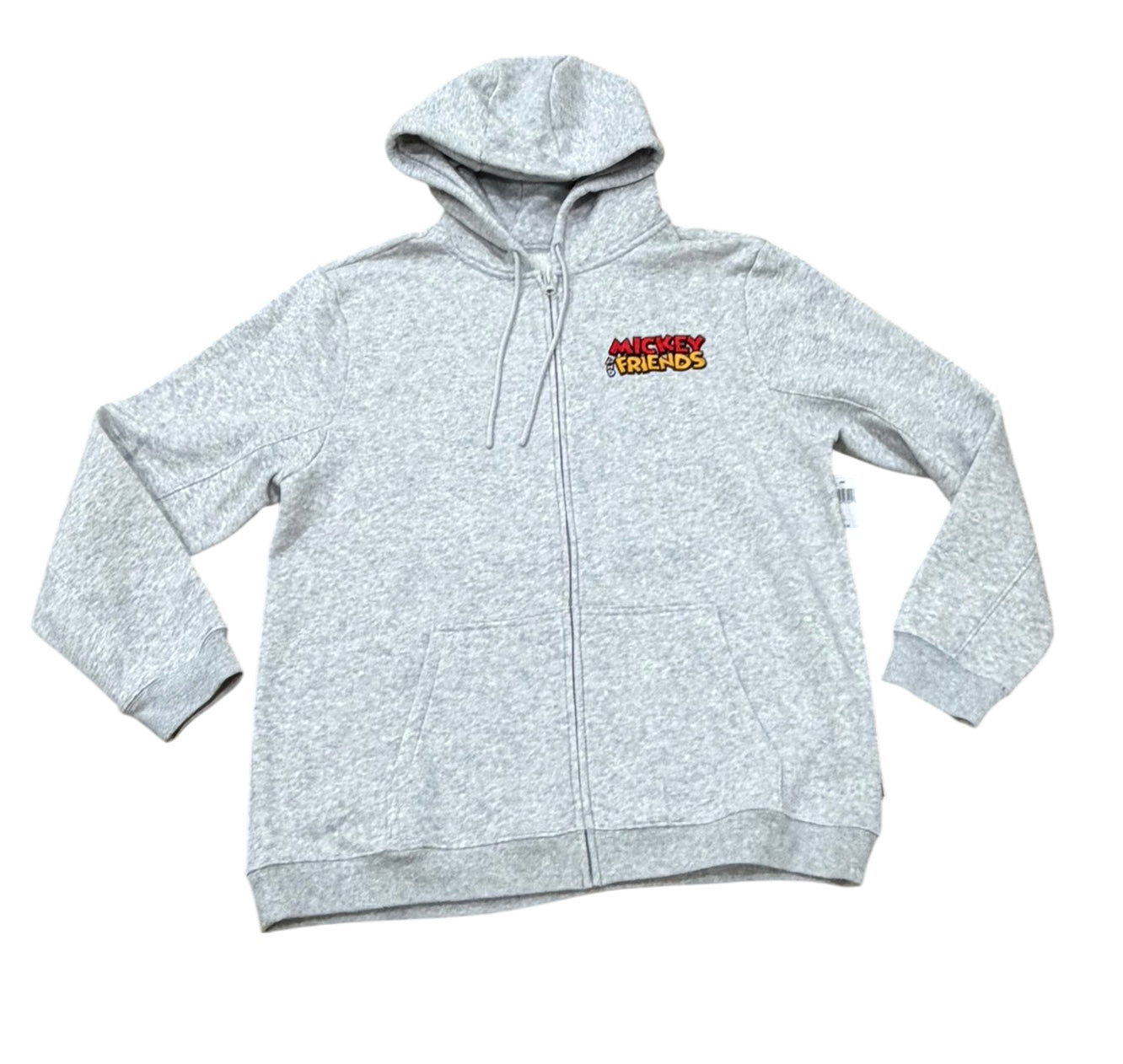 Disney Mickey & Friends Zip Hoodie Embroidered Patch