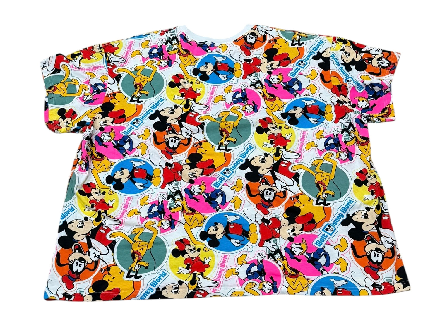 Walt Disney World Vault Shirt-Retro Sticker Collage-3X