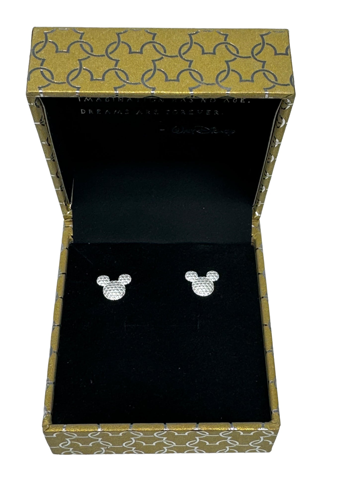Disney Epcot Spaceship Earth Mickey Rebecca Hook Earrings.
