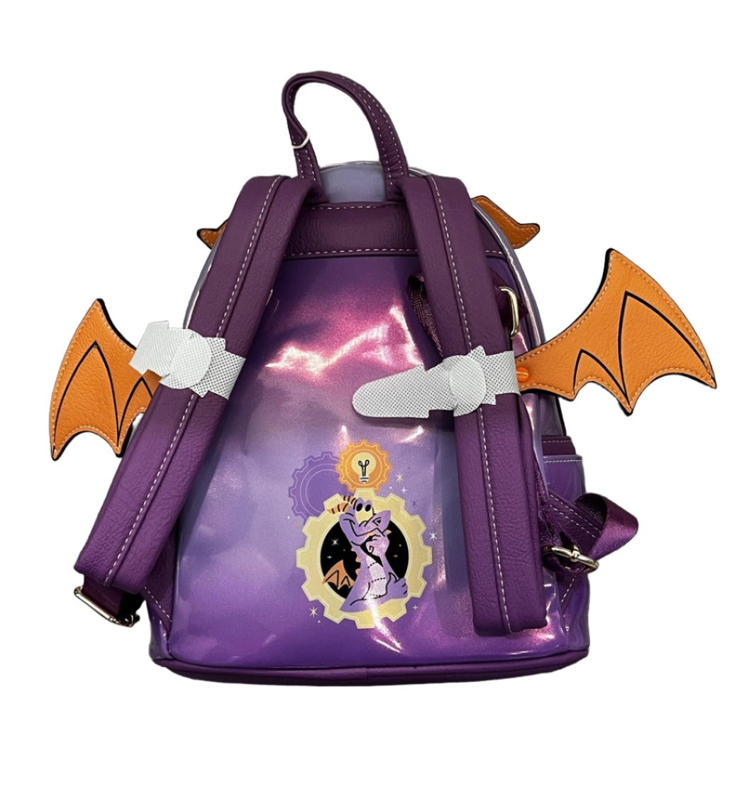 Disney Parks Epcot Figment Loungefly Backpack