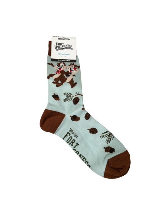 Disney Fort Wilderness Resort Chip n Dale Socks