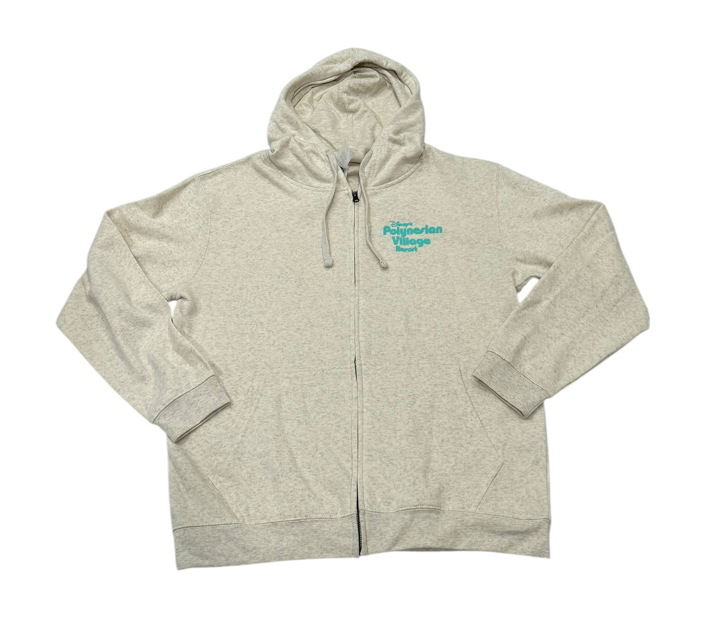 Disney Polynesian Village Resort Maui Tiki Aloha Zip Up Hoodie