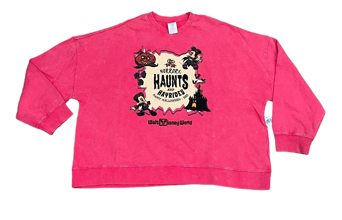 Walt Disney Horrors, Haunts, & Hayrides Mickey Pullover 3X