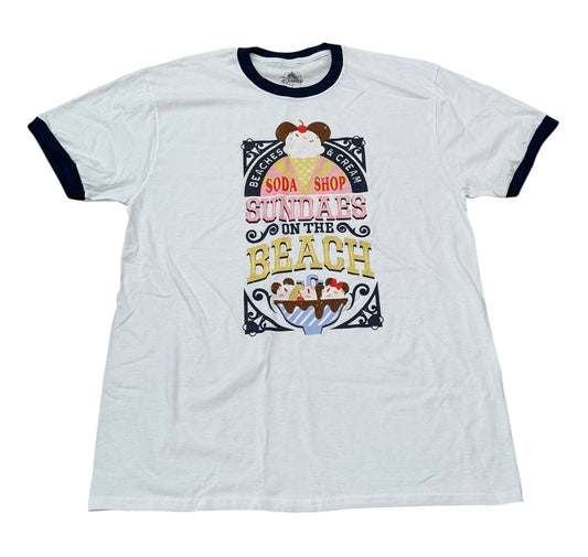 Disney Beach Club Resort  Ringer Shirt-Beaches & Cream Soda Shop