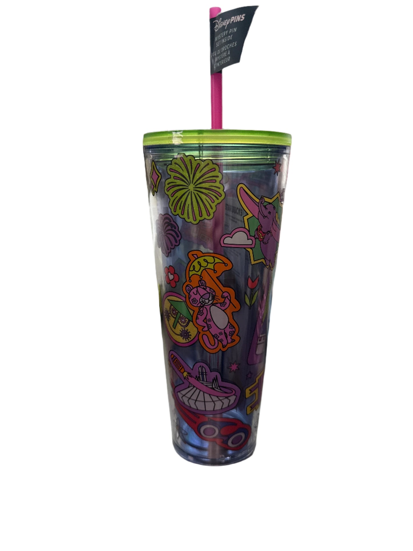 Disney Magic Kingdom Starbucks Tumbler with Mystery Pin Blind Pack