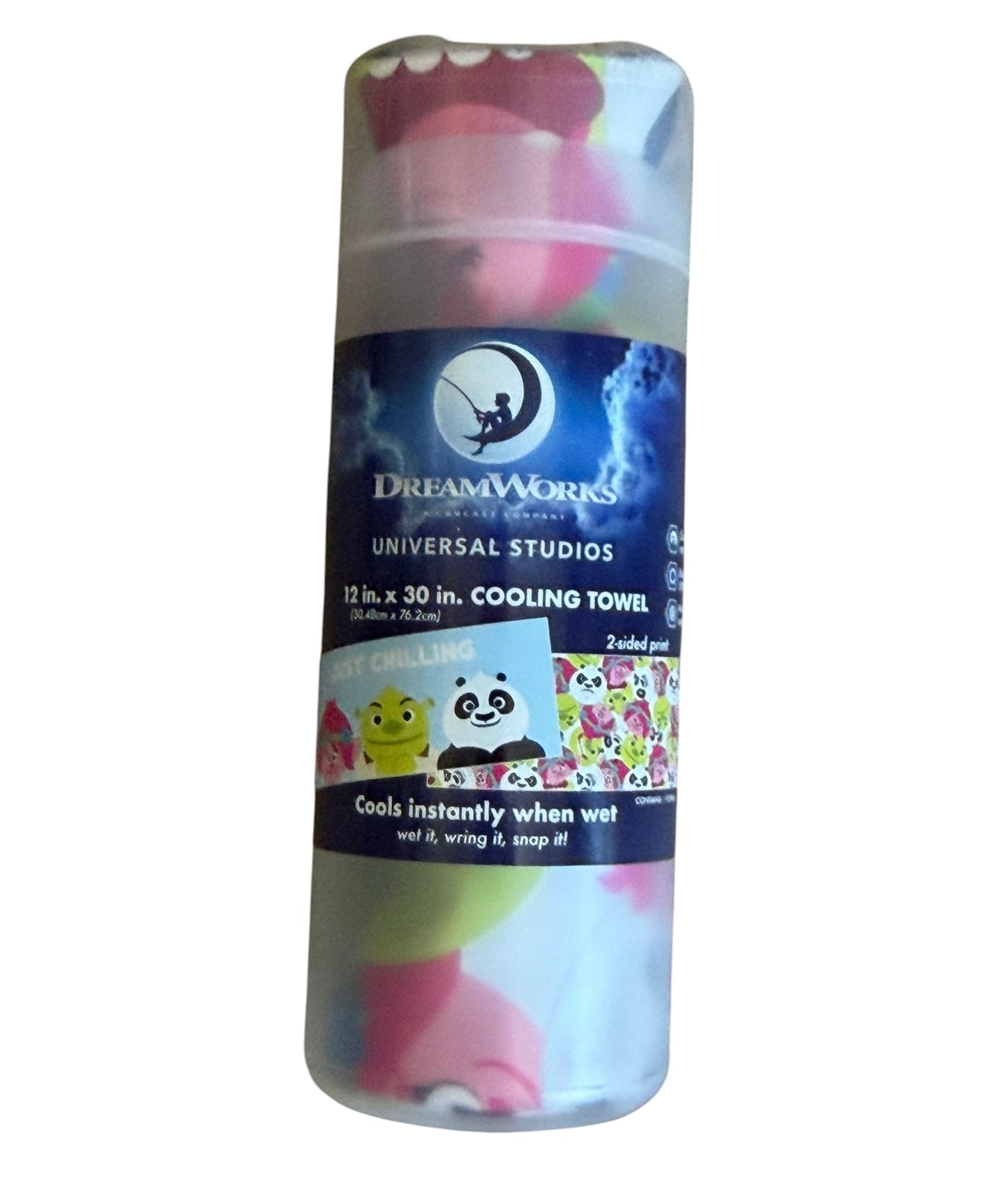 Universal Studios Cooling Towel-Shrek, Trolls, Kungfu Panda