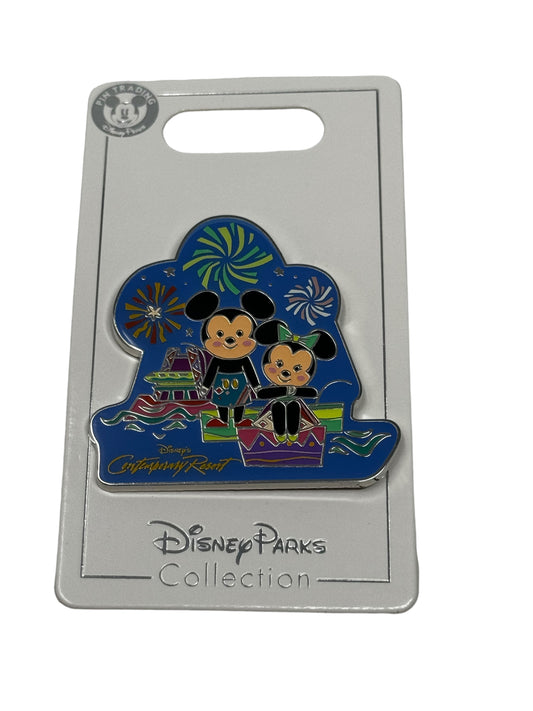 Disney Contemporary Resort Mickey & Minnie Pin