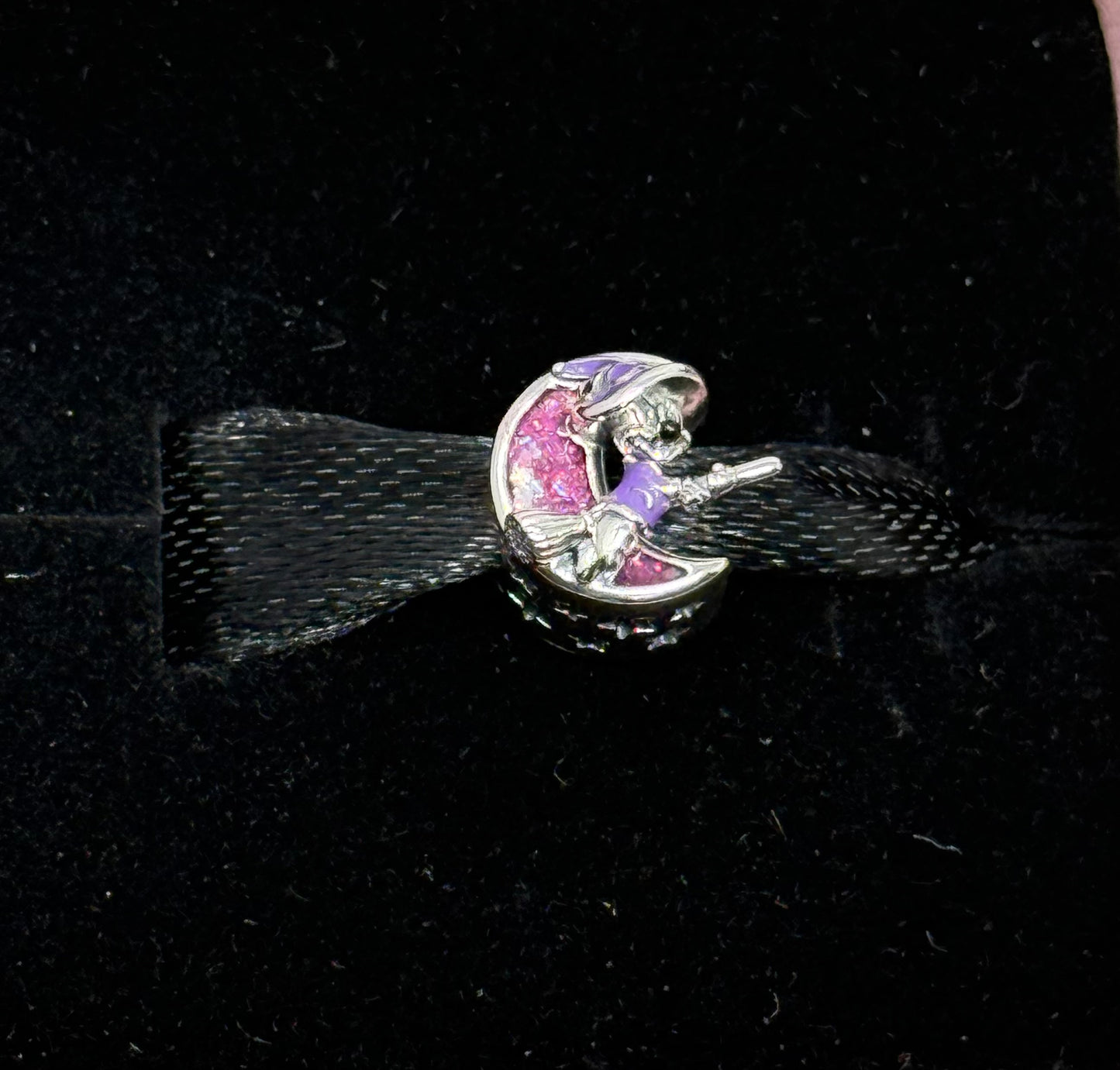 Disney Minnie Witch Purple Moon Pandora Charm