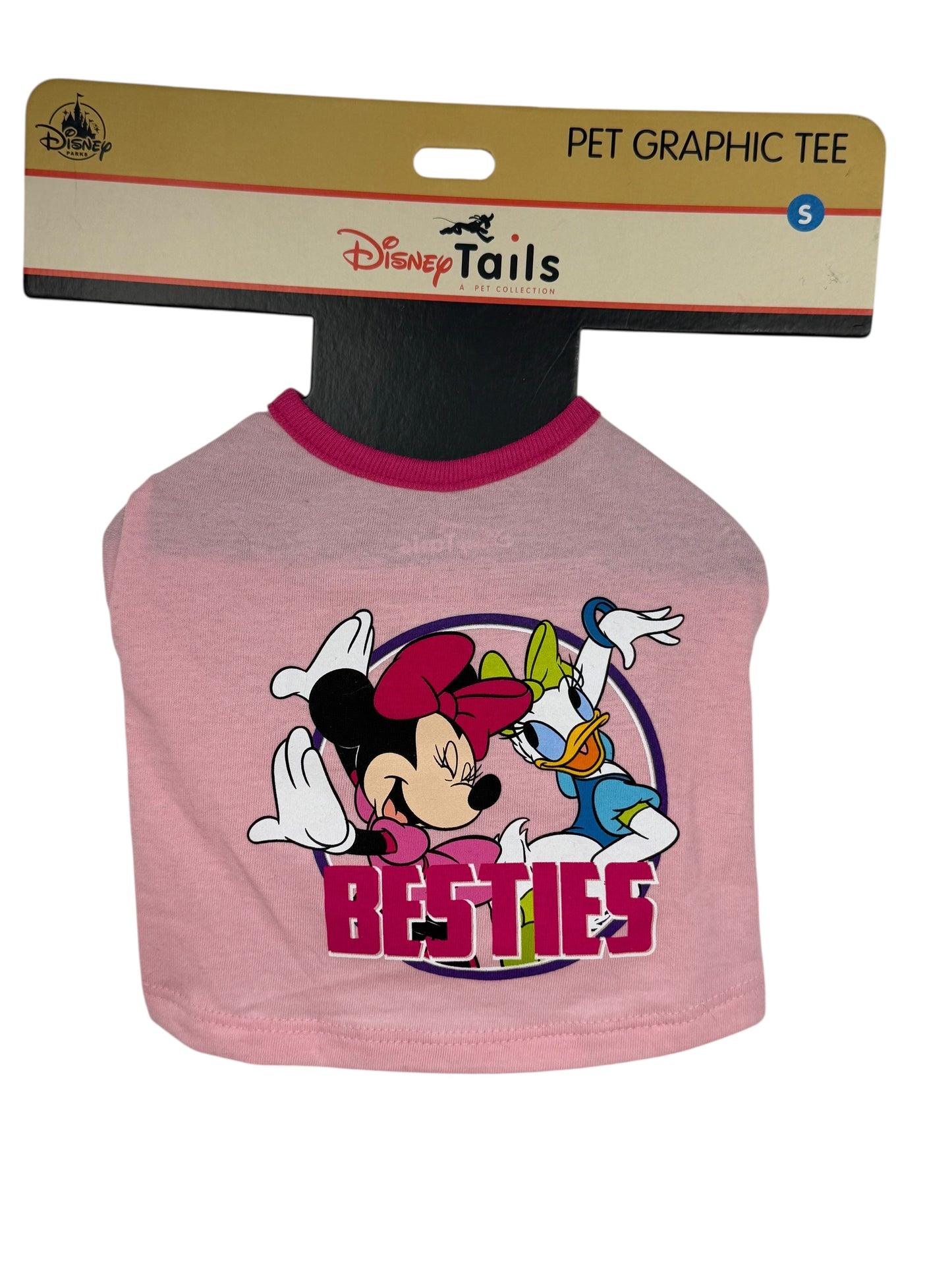 Disney Tails Minnie & Daisy Besties Pet Shirt Small