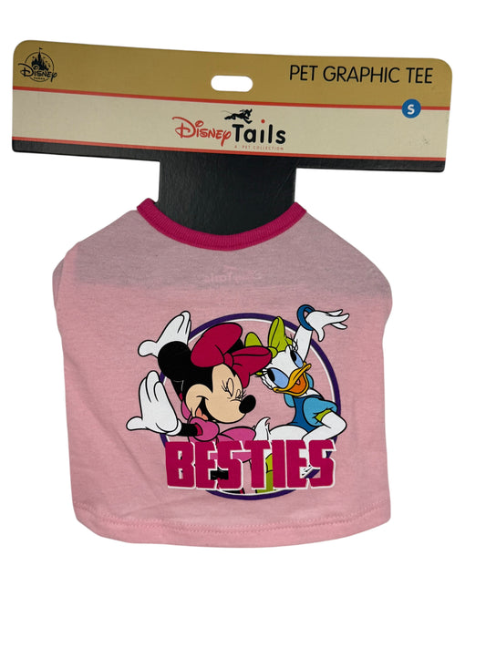Disney Tails Minnie & Daisy Besties Pet Shirt Small