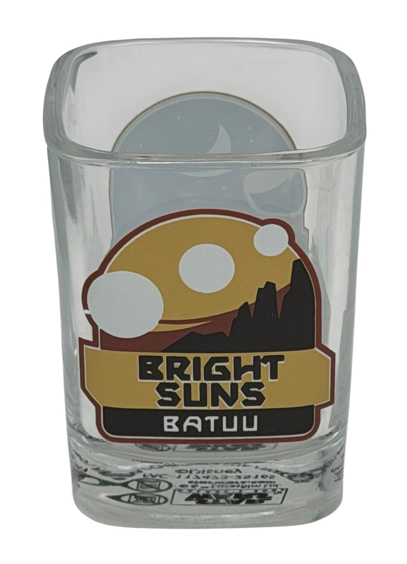 Disney Star Wars Galaxy Edge Batuu Shot Glass Toothpick Holder-Bright Suns Rising Moons