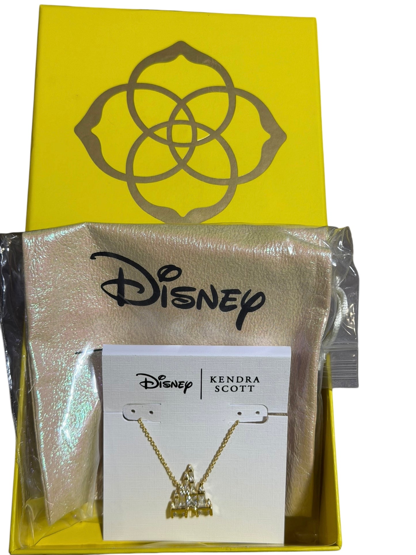 Disney Parks Castle Gold Necklace Kendra Scott