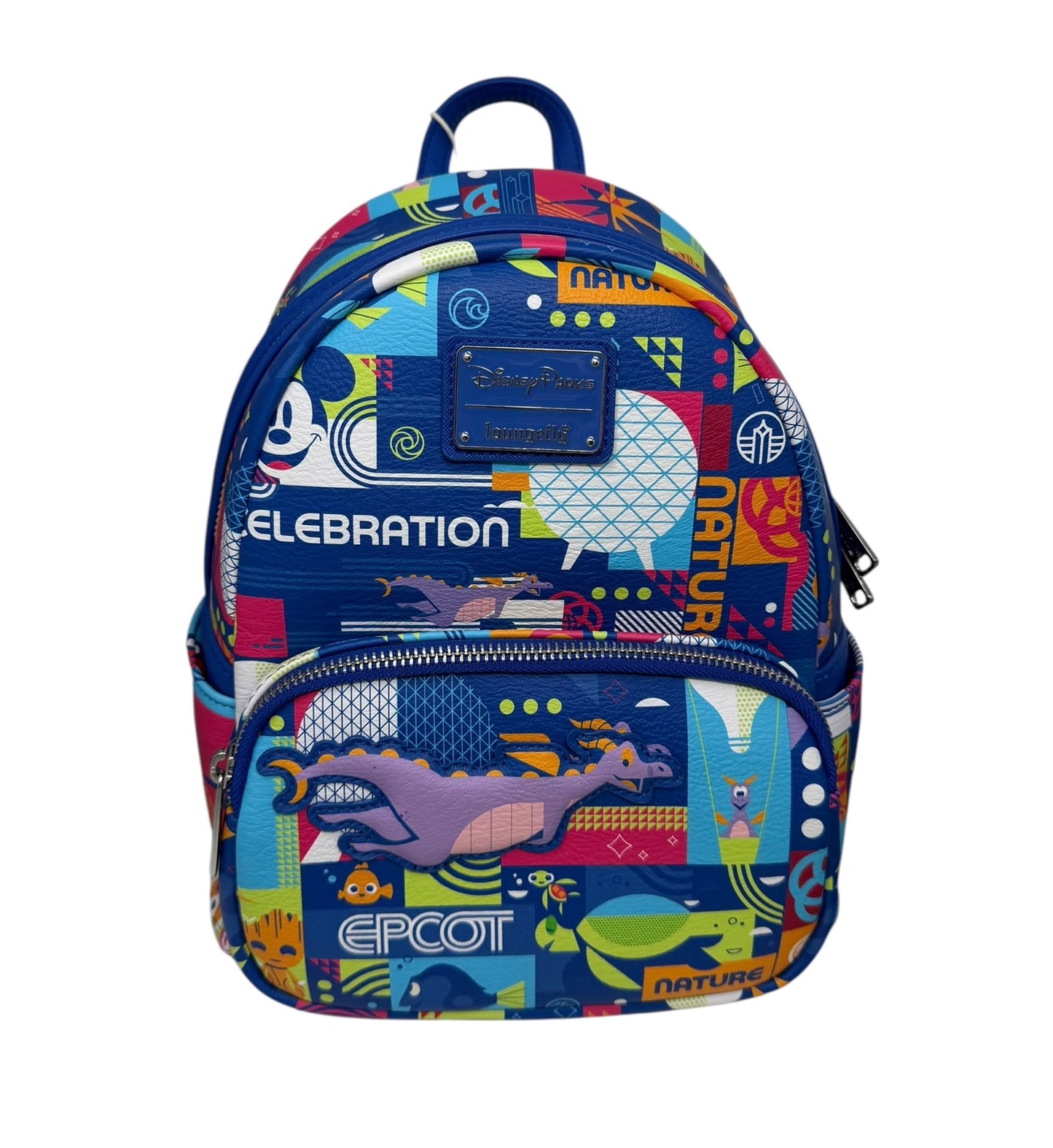 Disney Epcot Celebration Figment Loungefly Backpack