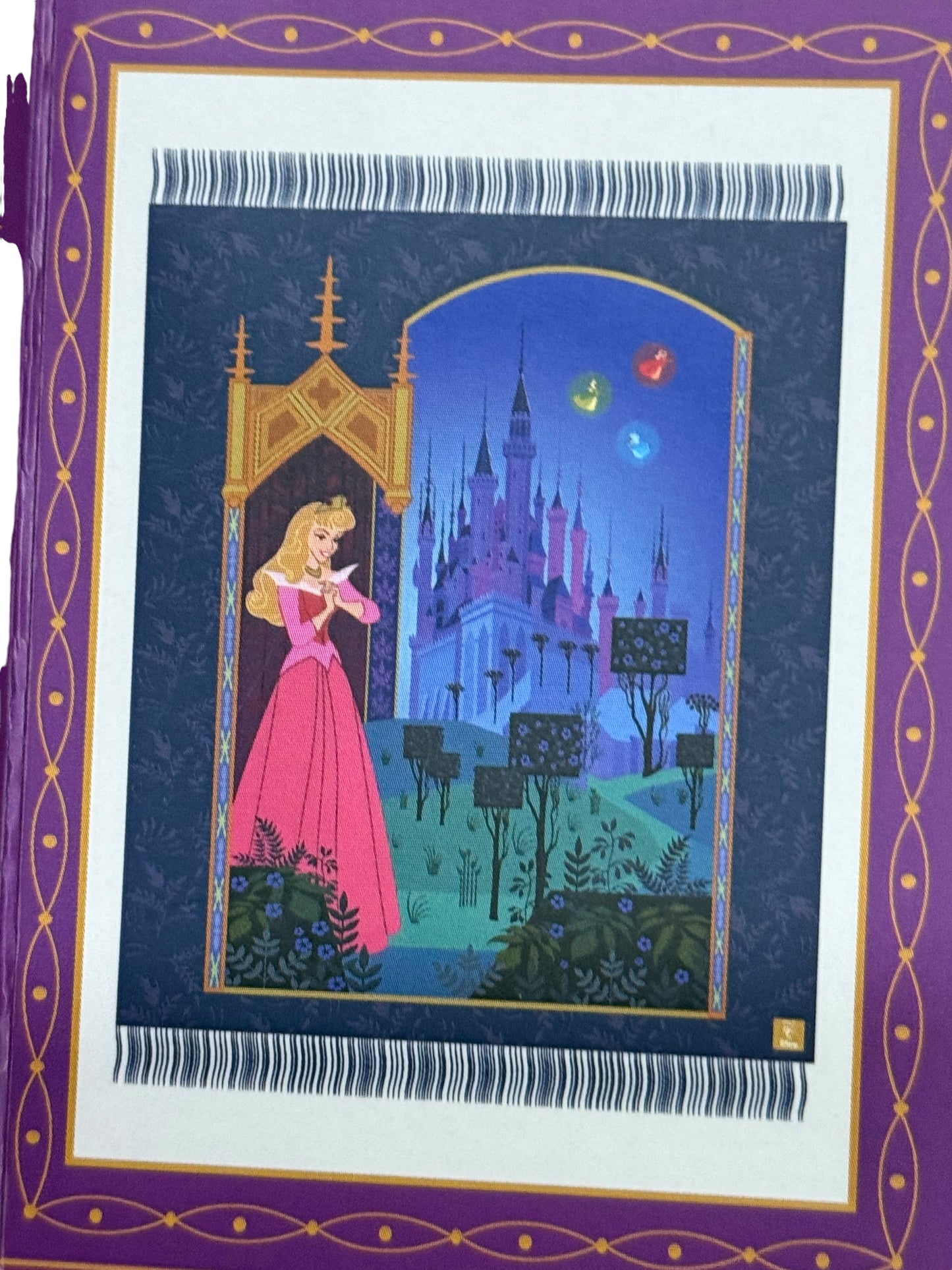 Disney Sleeping Beauty Aurora Throw Blanket by Ashley Taylor