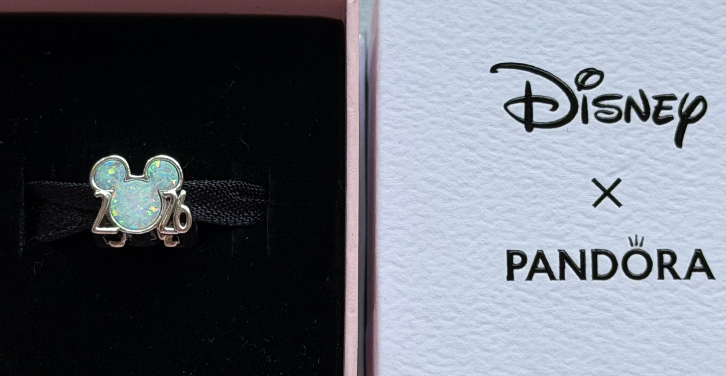 Disney Parks Mickey Castle 2026 Pandora Charm