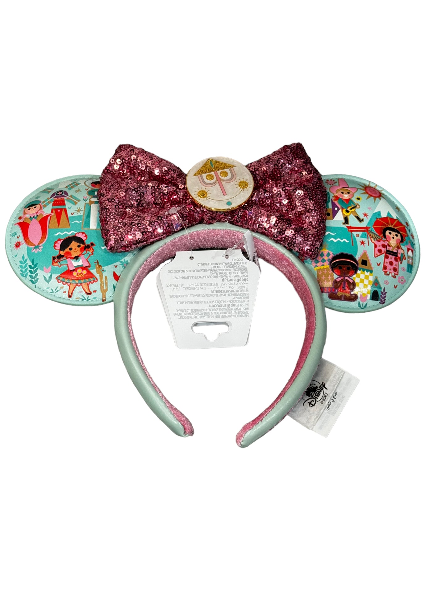 Disney Small World Minnie Ears Headband